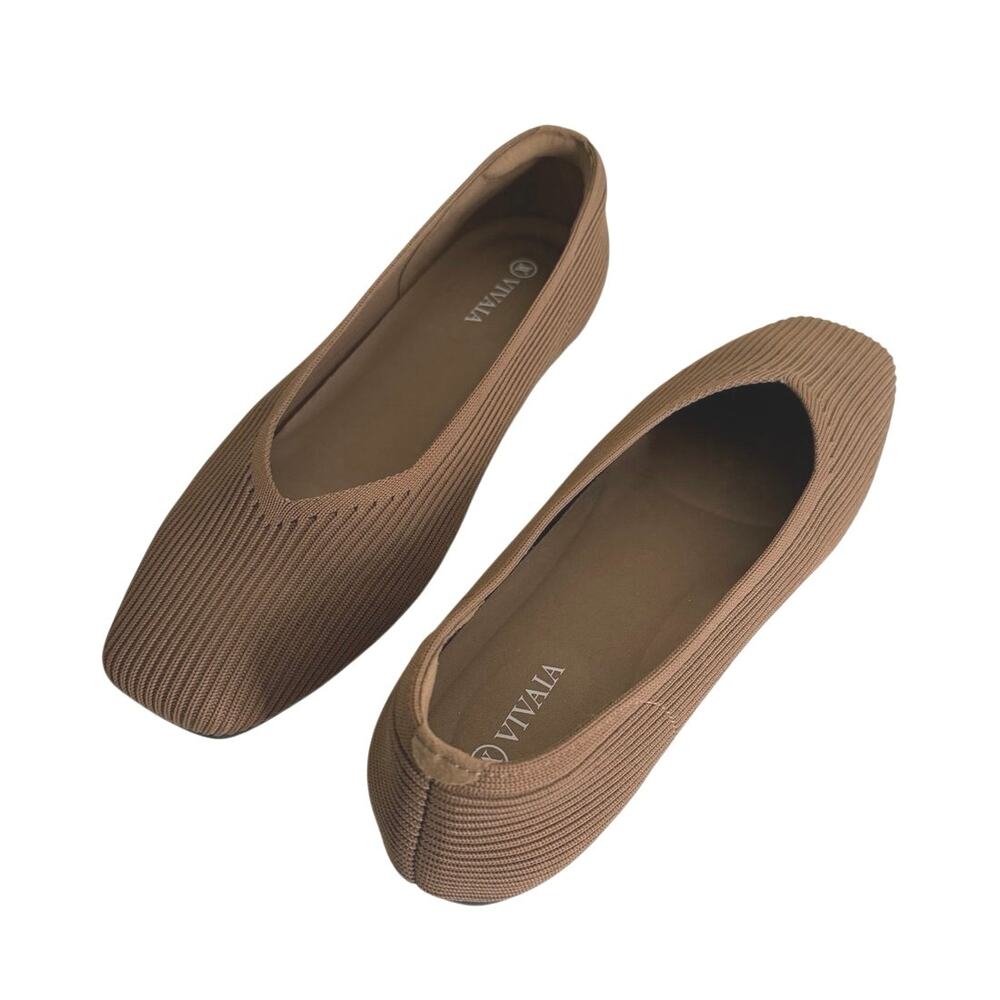 VIVAIA KNIT FLAT Margot 2.0 brown size 40 - Picture 6 of 11
